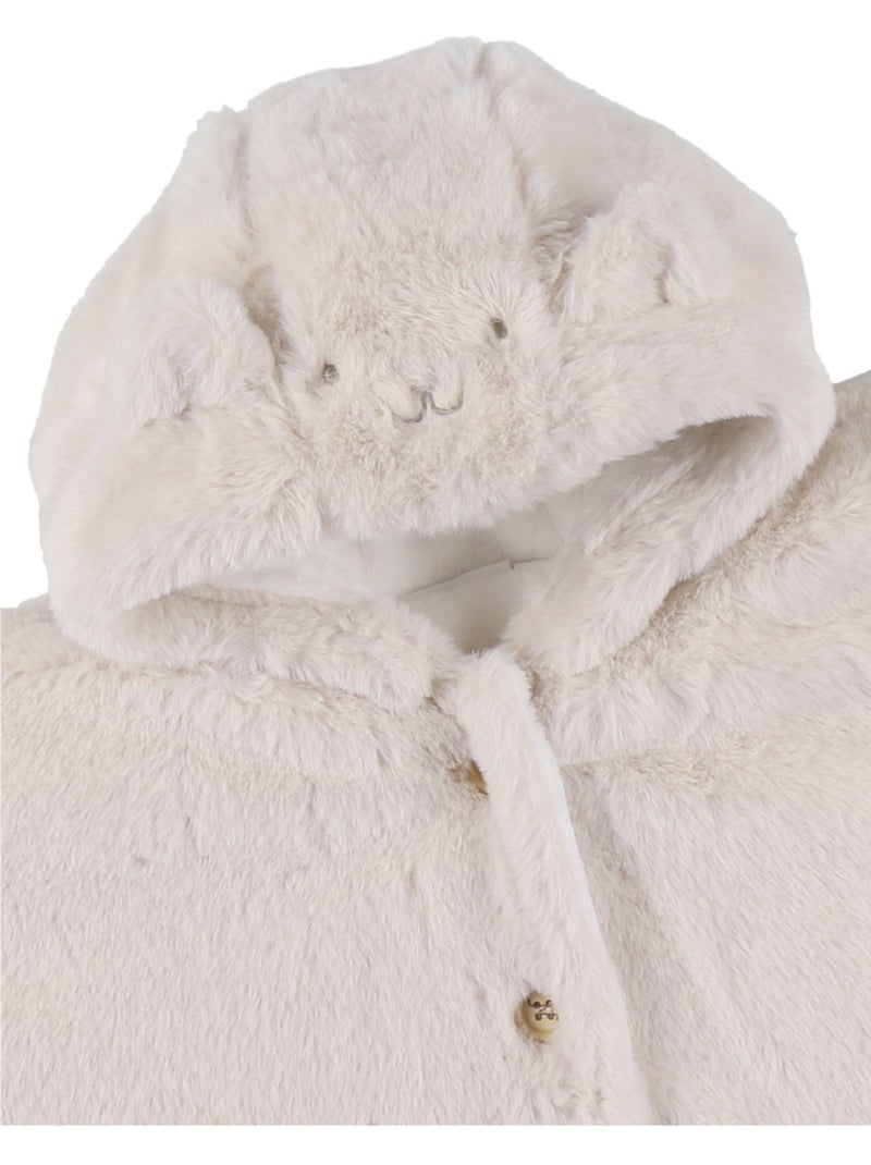 Poncho bébé, Groloudoux® ultra doux Noukie's Beige - Kiabi