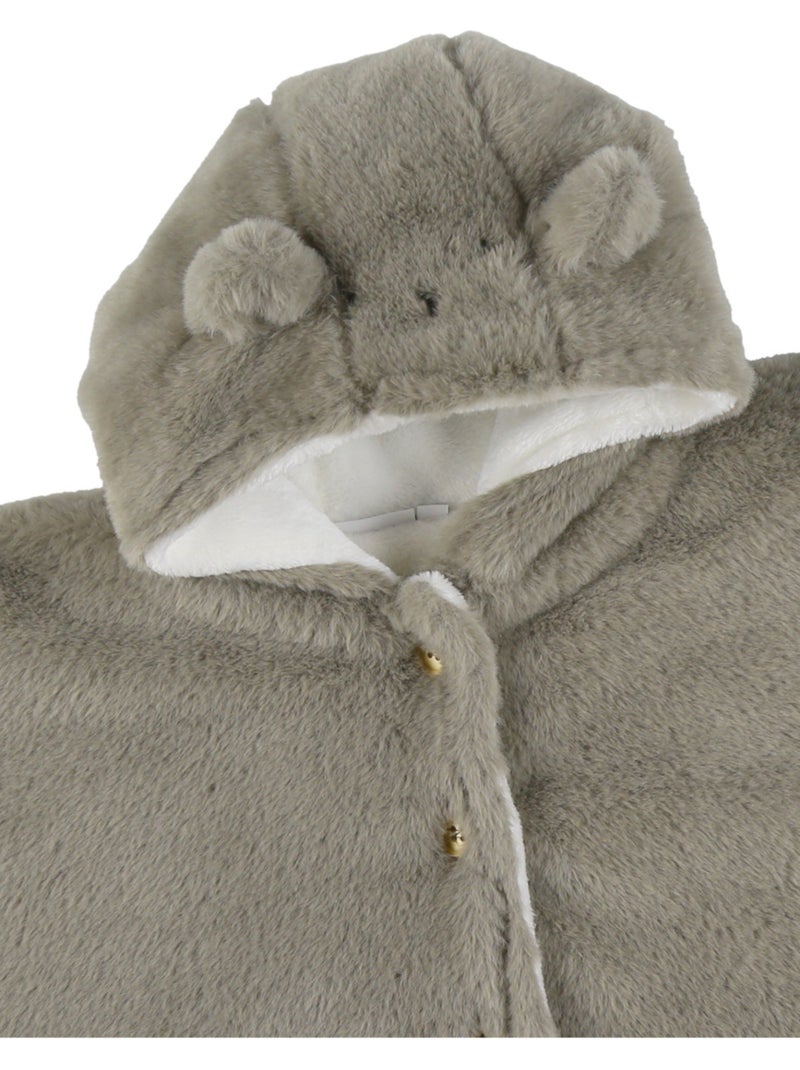Poncho bébé, Groloudoux® ultra doux Noukie's Vert - Kiabi