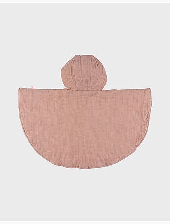 Poncho bébé, mousseline de coton bio Noukie's
