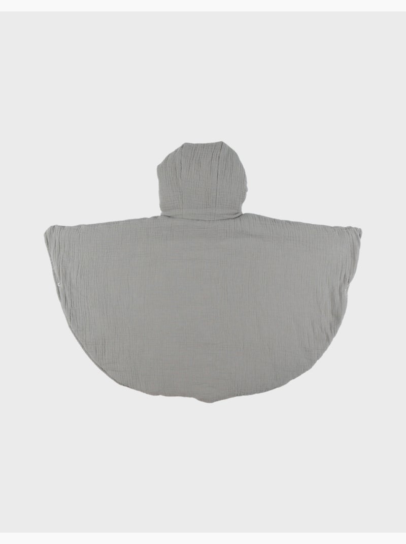 Poncho bébé, mousseline de coton bio Noukie's Vert - Kiabi