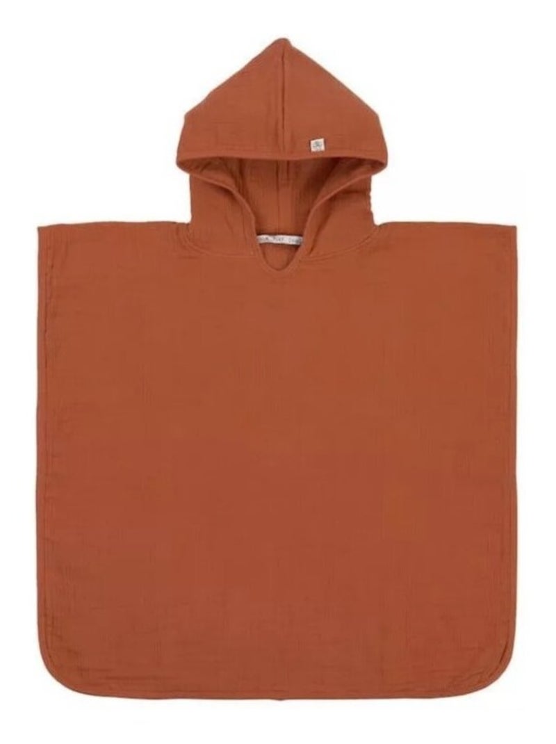 Poncho Bébé Terracotta - Kiabi