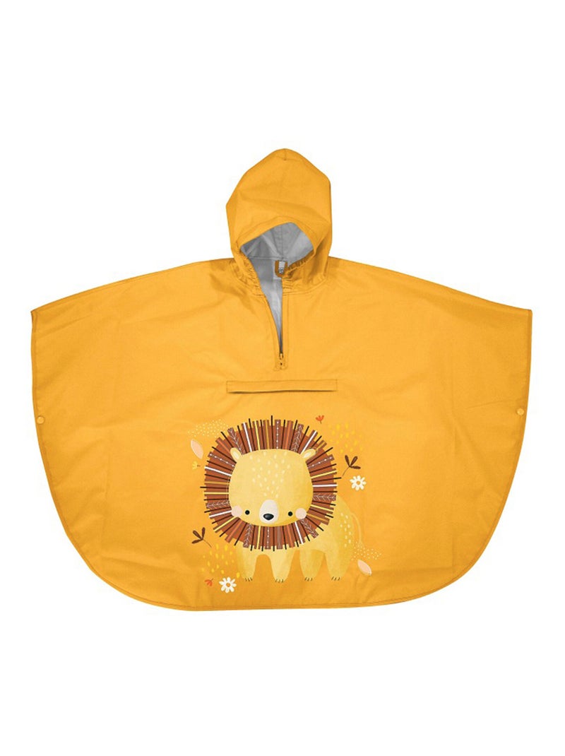 Poncho cape de pluie imperméable pour enfant Sassi Junior Orange - Kiabi