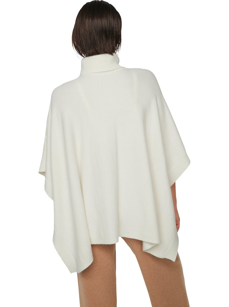 Poncho col montant pc1 Ecru - Kiabi
