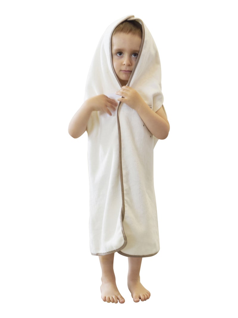 PONCHO DE BAIN 2 EN 1 Beige - Kiabi
