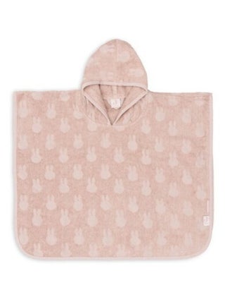 Poncho de bain à rayures en coton