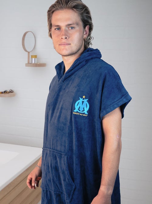 Poncho de bain Adulte 100% Coton, OM LOGO - Kiabi Poncho de bain Adulte 100% Coton, OM LOGO - Kiabi