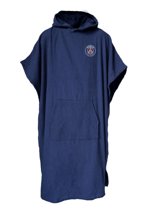 Poncho de bain Adulte 100% Coton, PSG LOGO - Kiabi