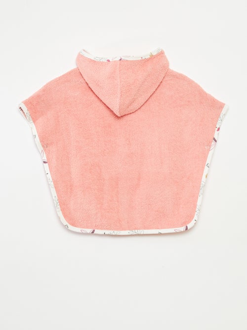 Poncho de bain avec broderies et poches kangourou - Kiabi