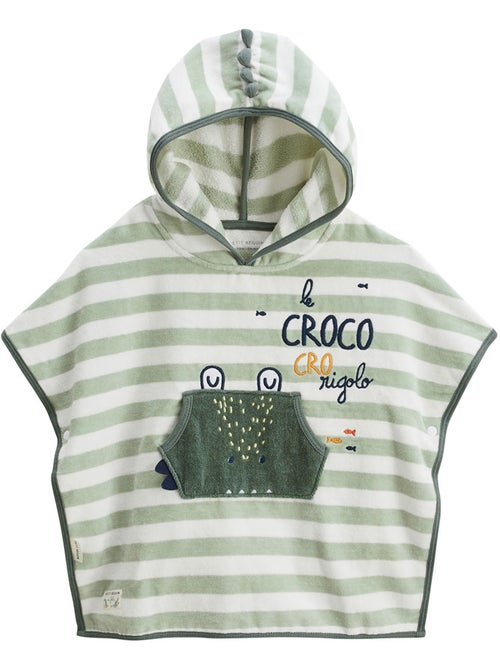 Poncho de bain bébé Crocro rigolo - Kiabi Poncho de bain bébé Crocro rigolo - Kiabi
