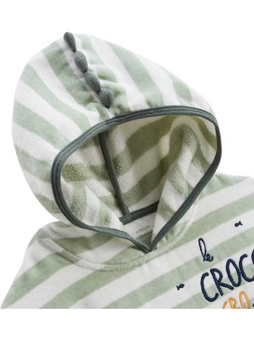 Poncho de bain bébé Crocro rigolo - Kiabi Poncho de bain bébé Crocro rigolo - Kiabi