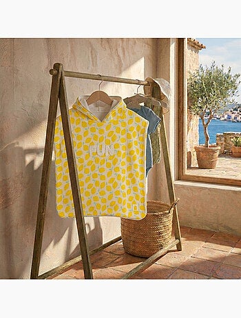 Poncho de bain bébé en coton - SAUTHON