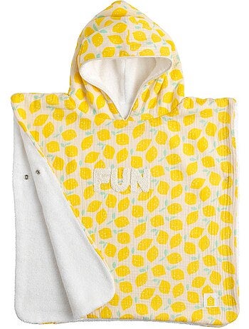 Poncho de bain bébé en coton - SAUTHON