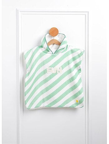 Poncho de bain bébé en coton - SAUTHON