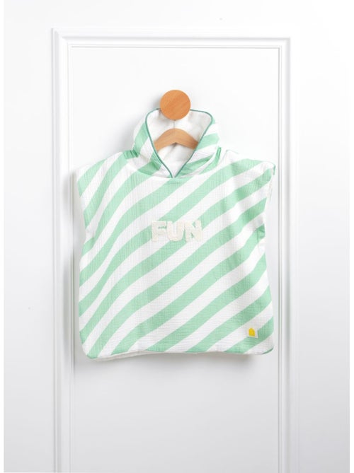 Poncho de bain bébé en coton - SAUTHON - Kiabi