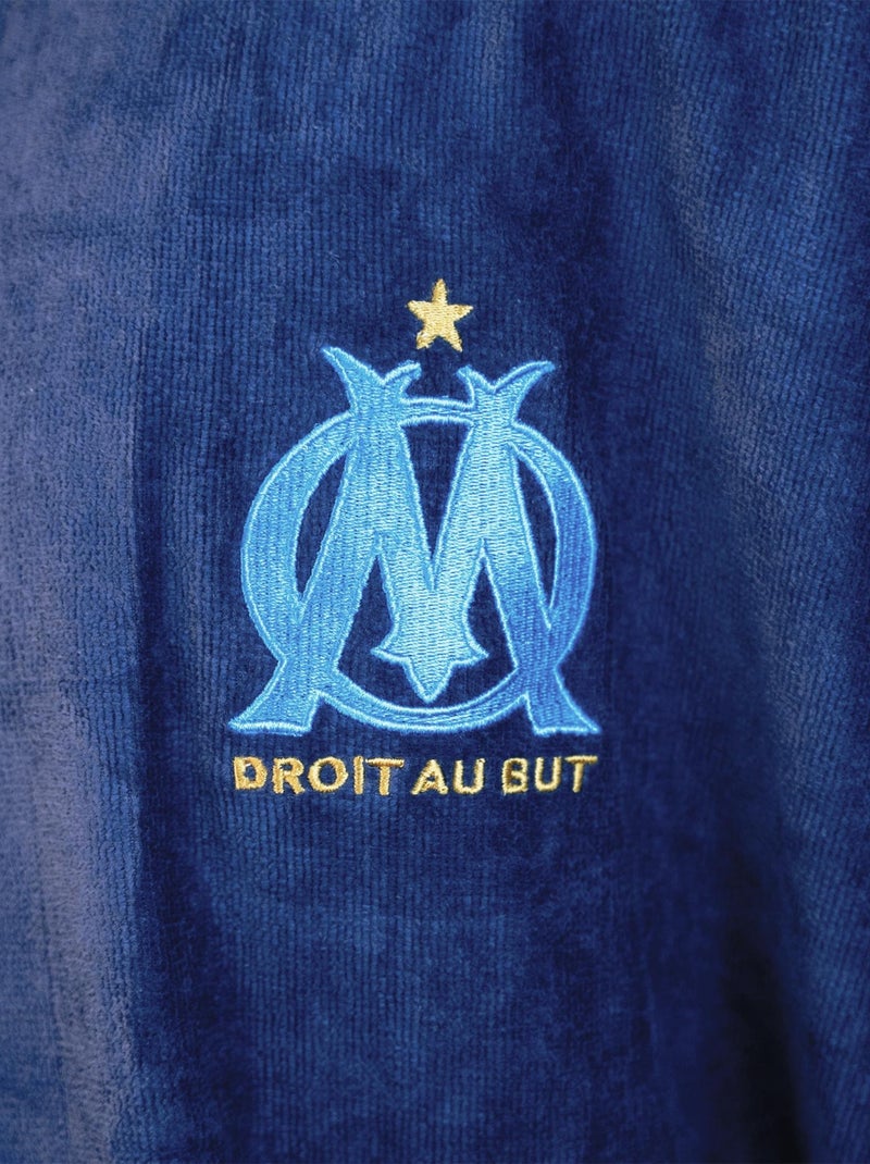 Poncho de bain Enfant 100% Coton, OM LOGO Bleu marine - Kiabi