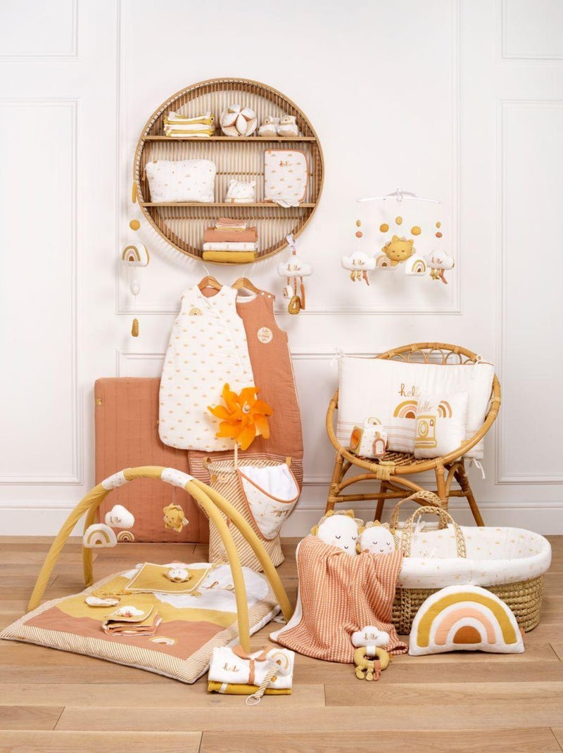 Poncho de bain enfant en coton - SAUTHON Jaune - Kiabi