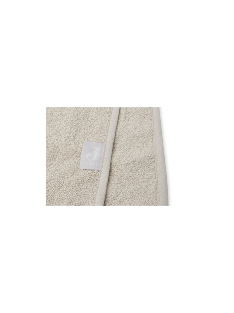 Poncho de bain éponge en coton Jollein Beige - Kiabi