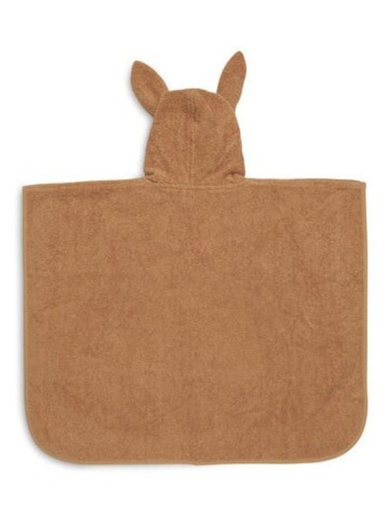Poncho de bain éponge en coton Jollein Marron - Kiabi