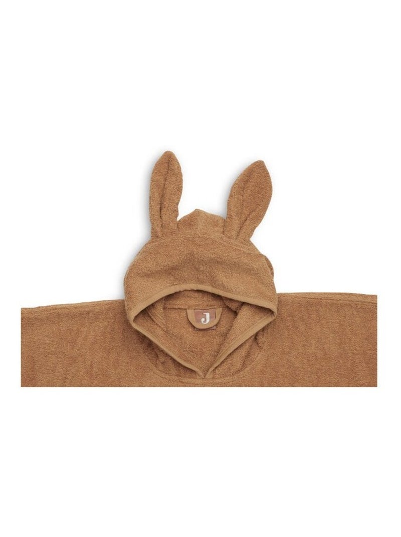 Poncho de bain éponge en coton Jollein Marron - Kiabi