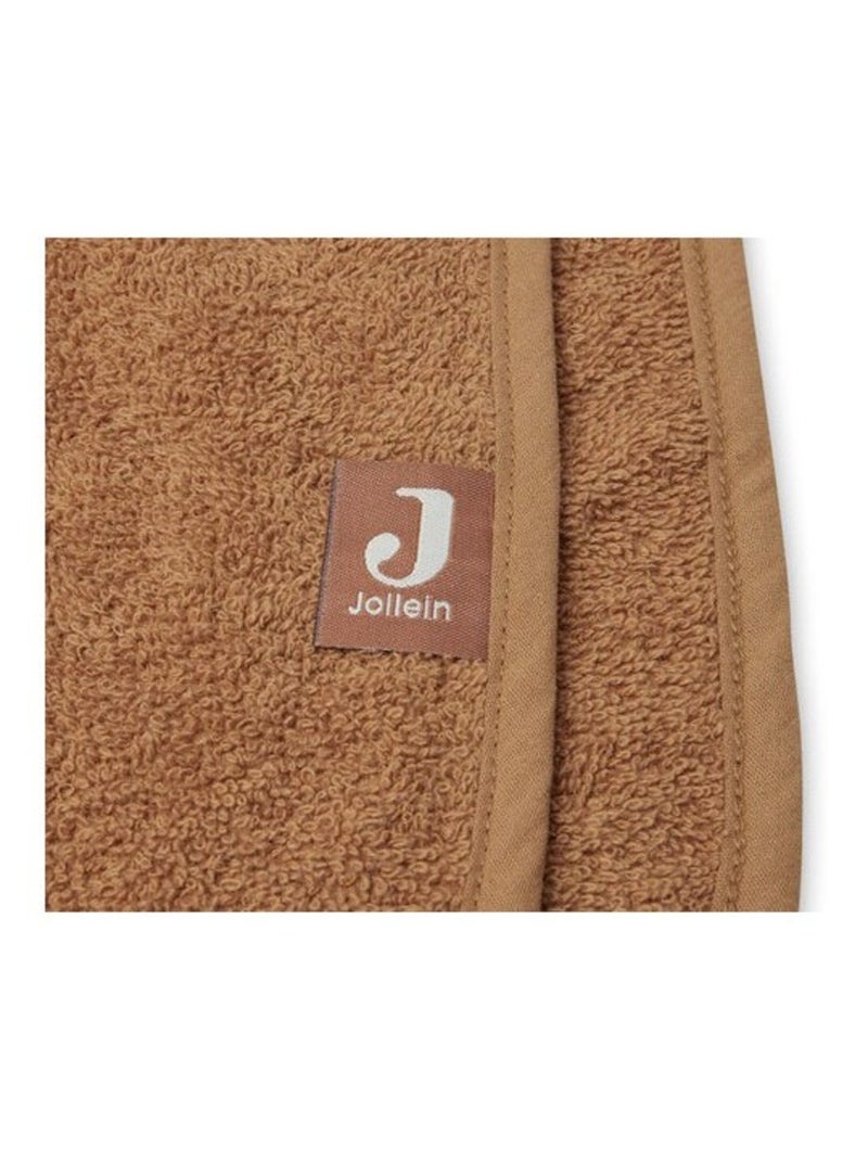 Poncho de bain éponge en coton Jollein Marron - Kiabi