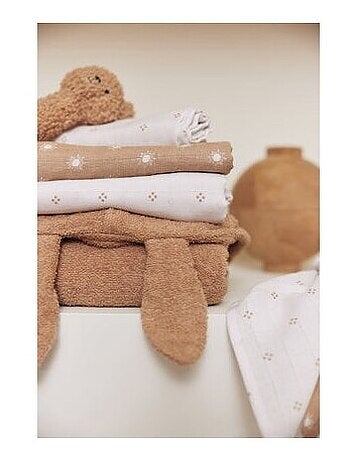 Poncho de bain éponge en coton