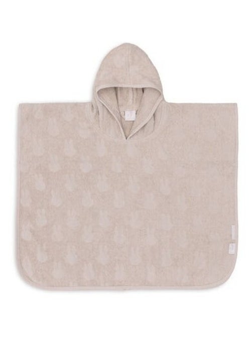 Poncho de bain éponge Miffy Jacquard en coton - Kiabi