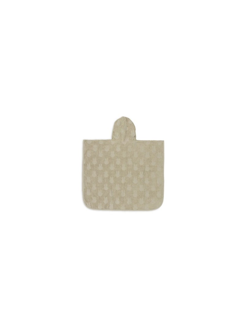 Poncho de bain éponge Miffy Jacquard en coton Jollein Vert - Kiabi