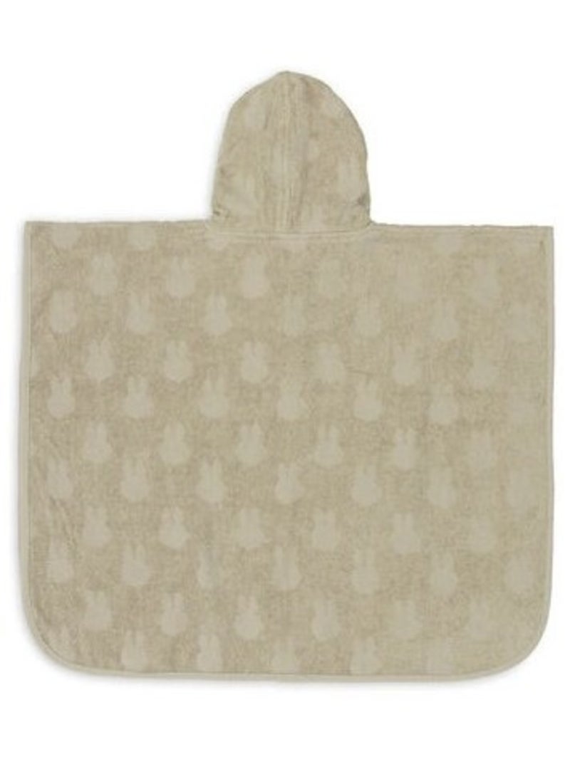 Poncho de bain éponge Miffy Jacquard en coton Vert - Kiabi