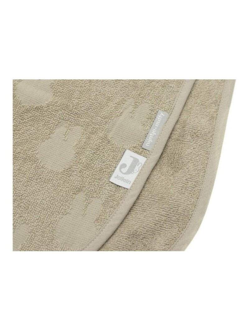 Poncho de bain éponge Miffy Jacquard en coton Vert - Kiabi