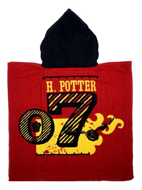 Poncho de bain Harry Potter cape serviette plage piscine - Kiabi