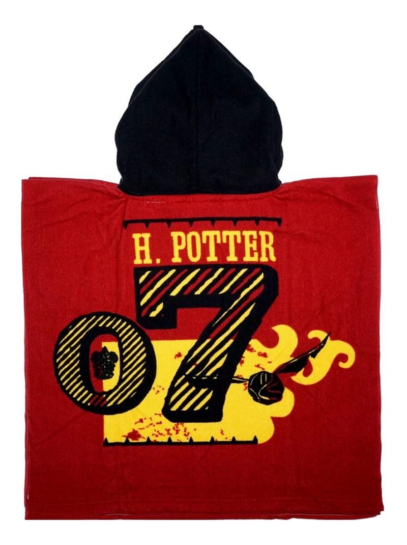 Poncho de bain Harry Potter cape serviette plage piscine Multicolore - Kiabi