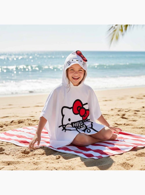 Poncho de bain Hello Kitty - 100% coton - Kiabi