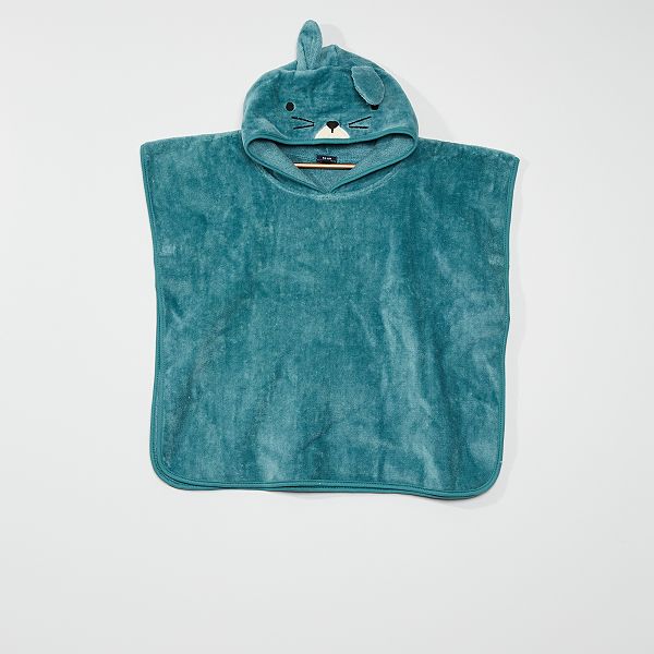 Poncho De Bain Lapin Bebe Garcon Bleu Vert Kiabi 12 00