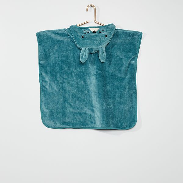 Poncho De Bain Lapin Bebe Garcon Bleu Vert Kiabi 12 00