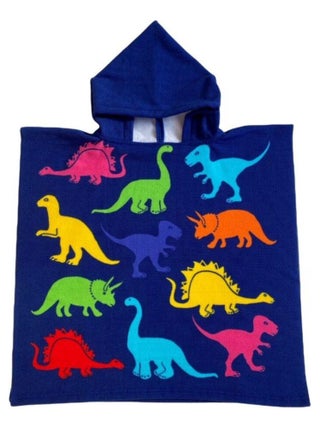 Poncho de bain microfibre Dino  60x120 250 g/m²
