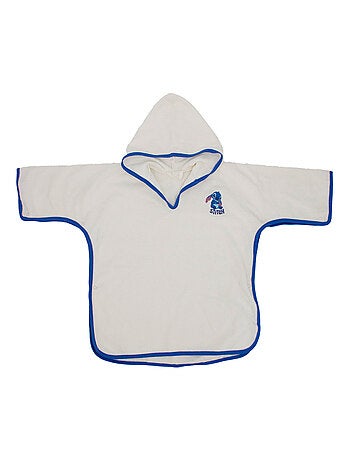 Poncho de bain ou de plage bébé brodé 100% coton - Stitch - Babycalin