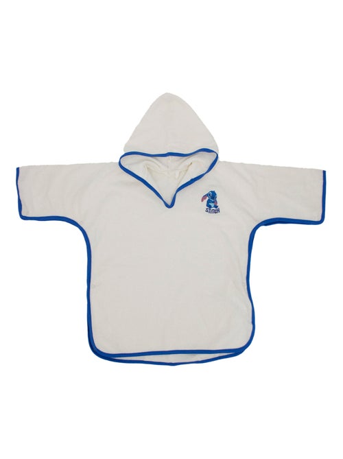 Poncho de bain ou de plage bébé brodé 100% coton - Kiabi