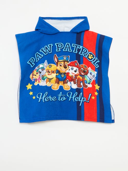 Poncho de bain 'Pat'patrouille' en éponge - Kiabi