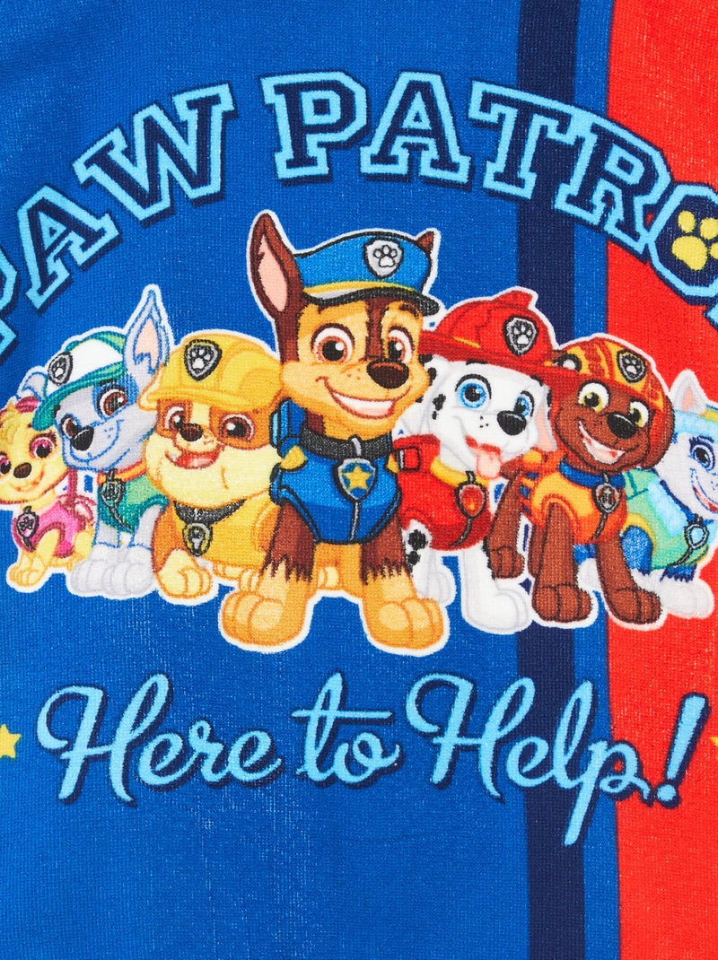 Poncho de bain 'Pat'patrouille' en éponge Bleu - Kiabi