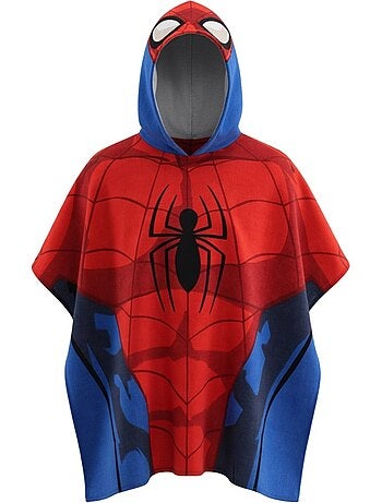 Poncho de bain Spiderman - 100% coton
