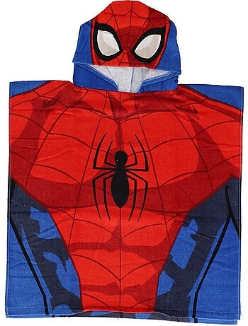 Poncho de bain Spiderman - 100% coton
