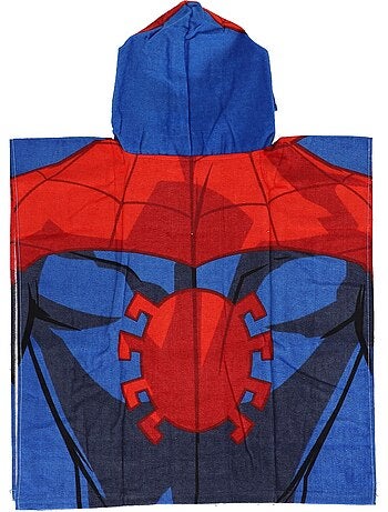 Poncho de bain Spiderman - 100% coton