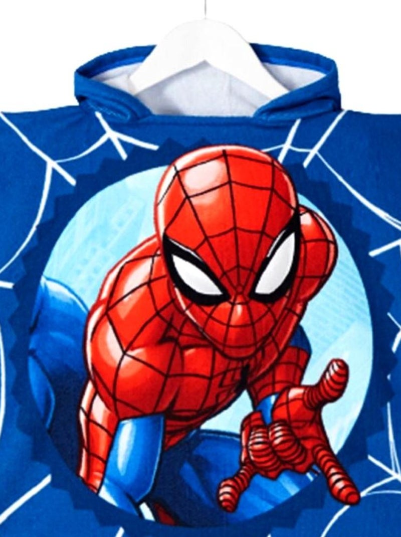 Poncho de bain Spiderman cape serviette plage piscine Multicolore - Kiabi