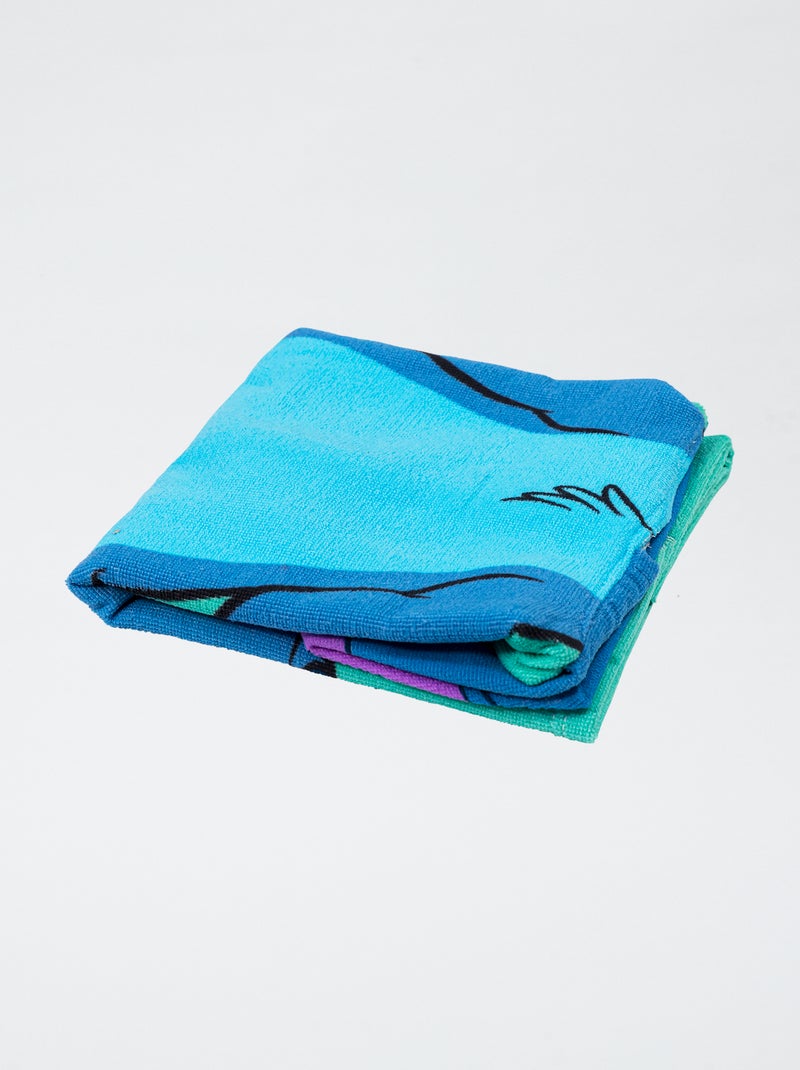 Poncho de bain 'Stitch' 'Disney' 'Pixar' Bleu - Kiabi