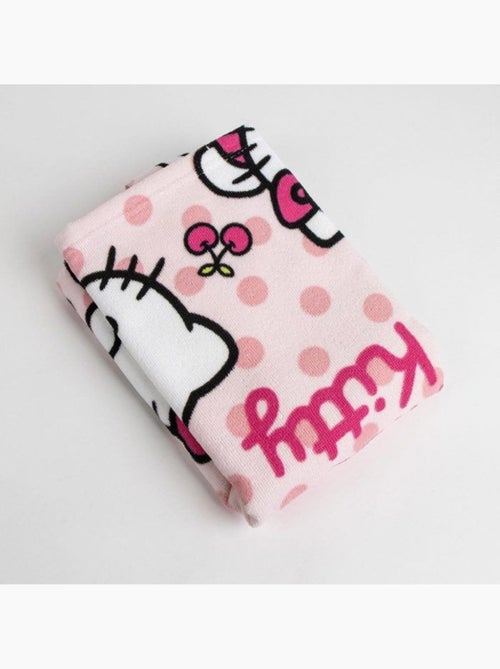 Poncho de plage - hello kitty - 50x115 cm - rose - synthétique - lavable - Kiabi Poncho de plage - hello kitty - 50x115 cm - rose - synthétique - lavable - Kiabi