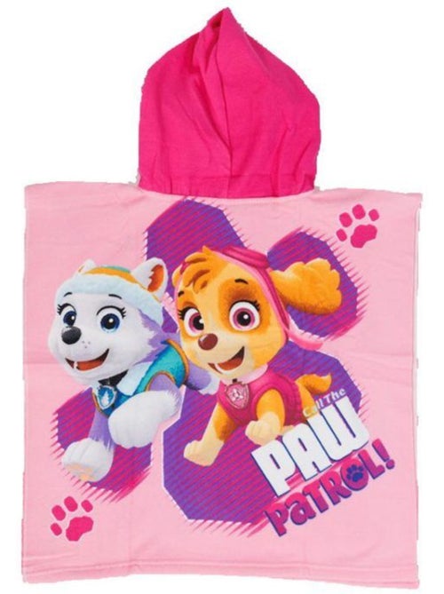 Poncho de plage - la pat' patrouille - 55x110 cm - séchage rapide - design ludique - rose - Kiabi Poncho de plage - la pat' patrouille - 55x110 cm - séchage rapide - design ludique - rose - Kiabi