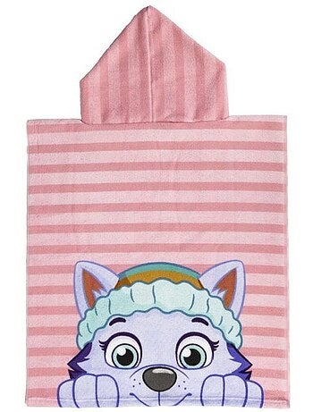 Poncho de plage - paw patrol - besties - 50 x 115 cm - coloré - lavable