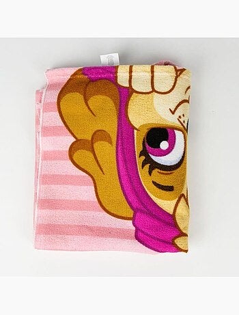 Poncho de plage - paw patrol - besties - 50 x 115 cm - coloré - lavable