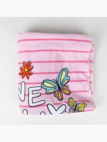 Poncho de plage - peppa pig - 50 x 115 cm - synthétique - lavable - droit