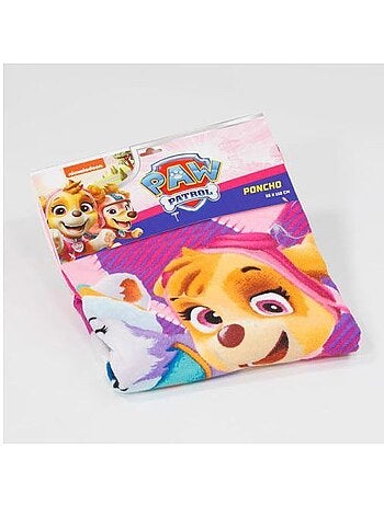 Poncho de plage - Polyester séchage rapide 55x110 cm - LA PAT' PATROUILLE